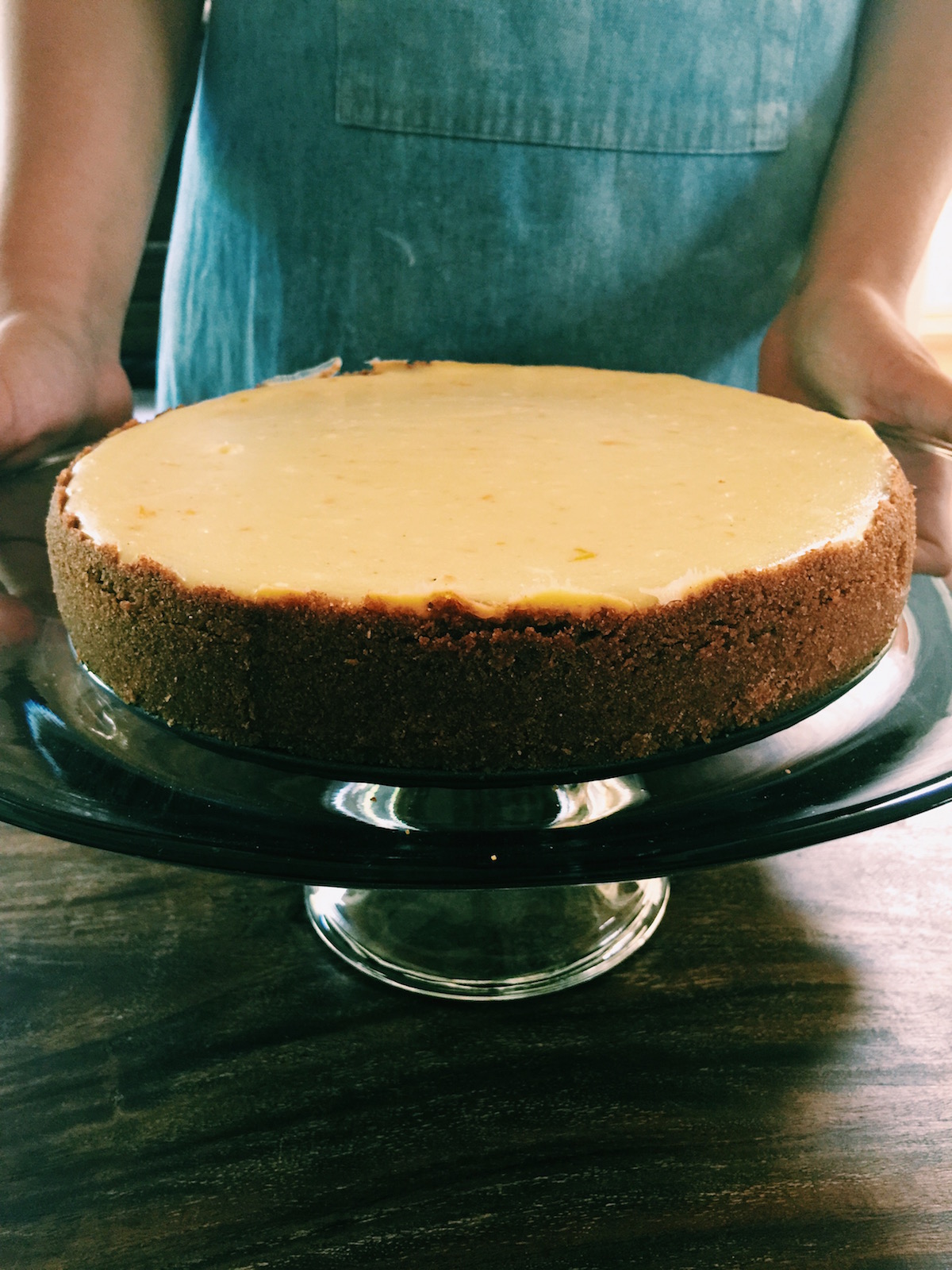 cardamom + rye-crust cheesecake | displacedhousewife