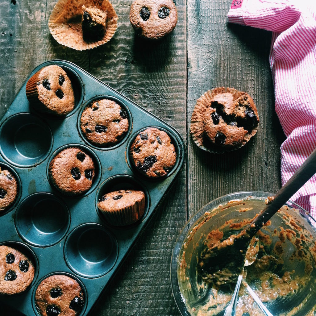 chia morning muffins | Recipe via DisplacedHousewife