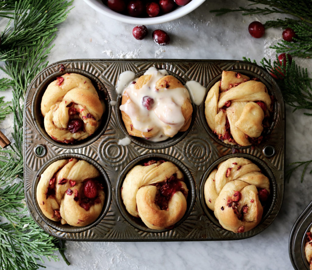 Cranberry Spice Breakfast Buns | recipe via DisplacedHousewife | a completely make-ahead day (by days!), the perfect holiday breakfast or brunch treat