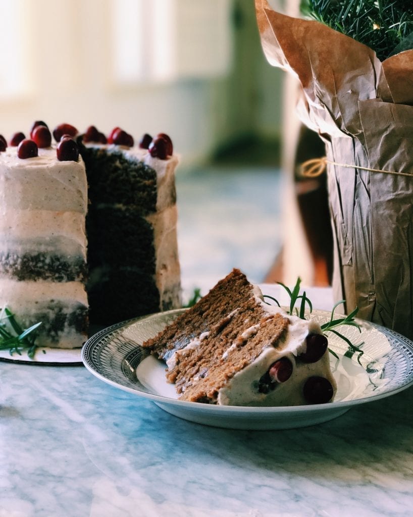 Gingerbread Cake With Spiced Citrus Buttercream Recipe | Displaced Housewife