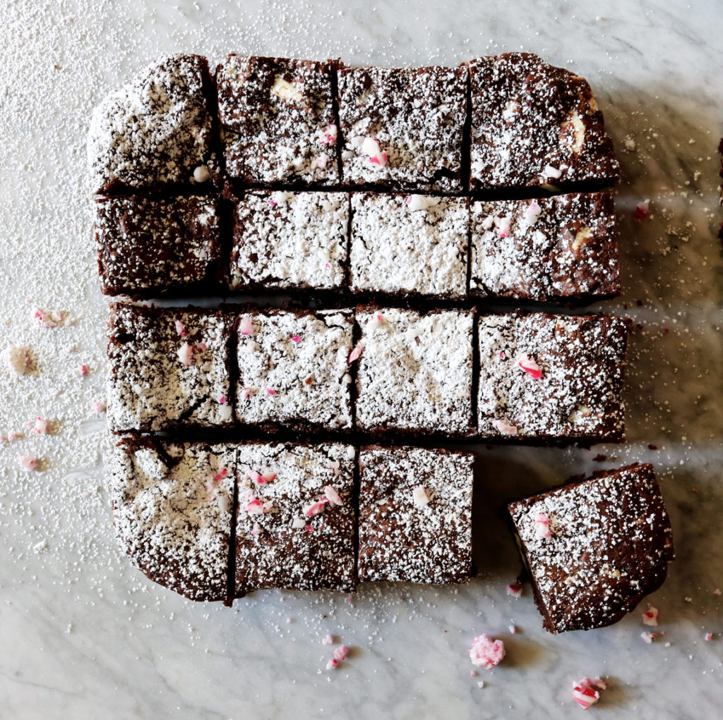 Triple Peppermint Brownies | recipe via DisplacedHousewife | quick, easy, festive...what more do we need? xo