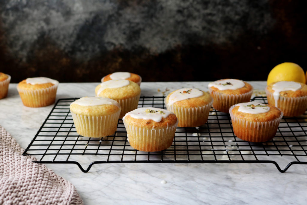 Meyer Lemon Chamomile Muffins Recipe | DisplacedHousewife