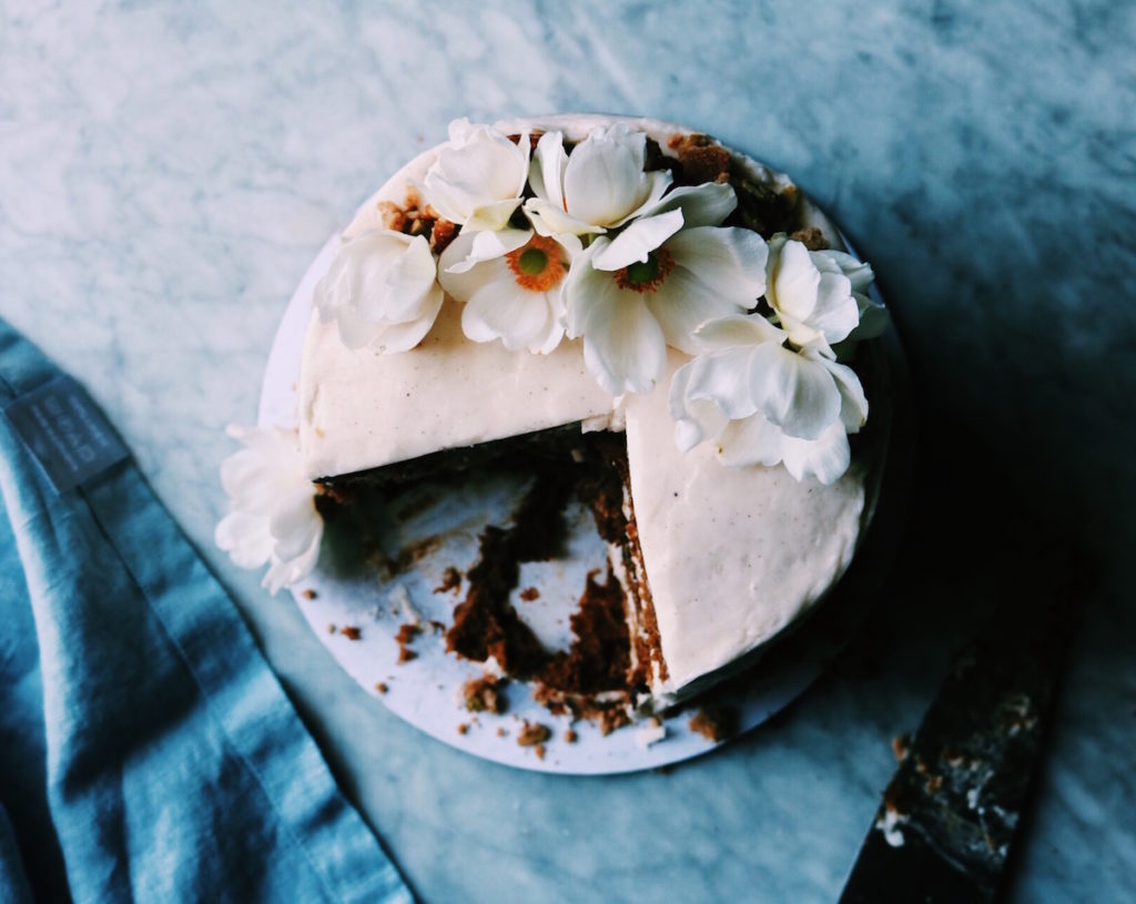 Pumpkin Layer Cake With Maple Pecan Clusters Recipe by Rebecca Firth | DisplacedHousewife