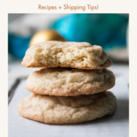 A stack of five-spice snickerdoodle cookies