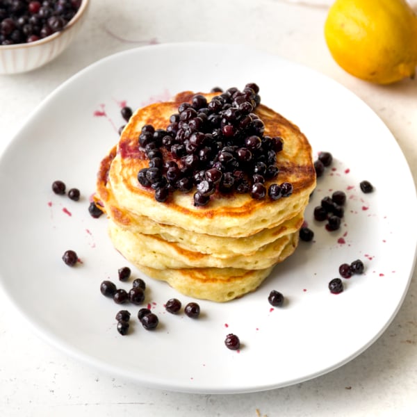 Photo inspiration: Picture Idea: Bright Tangy Lemon Greek Yogurt Pancakes Extra Fluffy